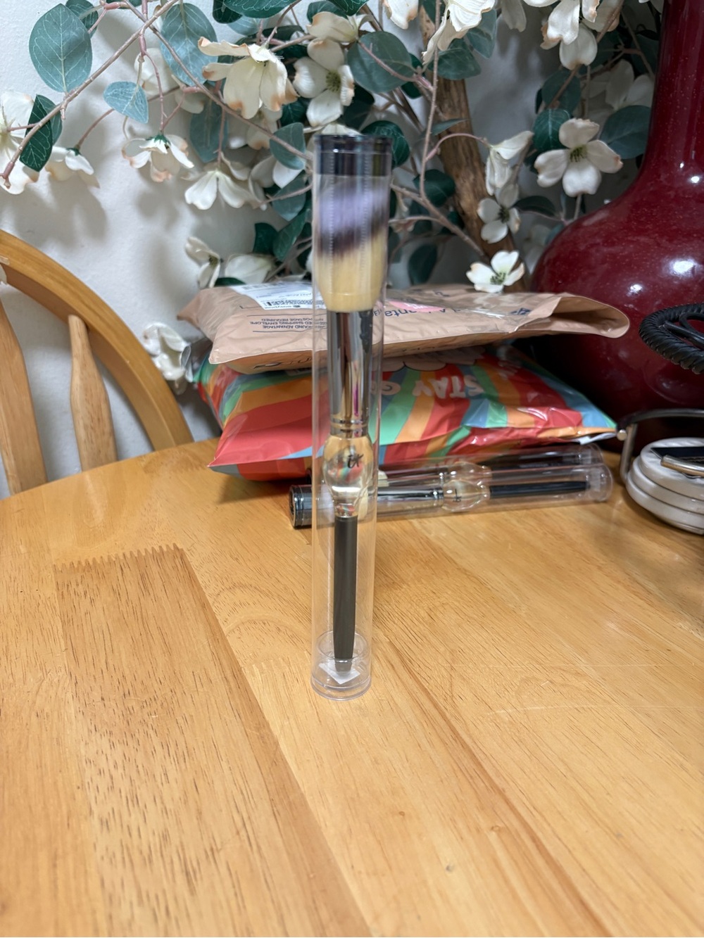 It Cosmetics~Heavenly Luxe French Boutique Angled Blush Brush #4, SEALED $39,New